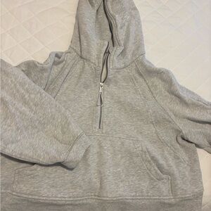 lululemon athletica Gray scuba half zip
